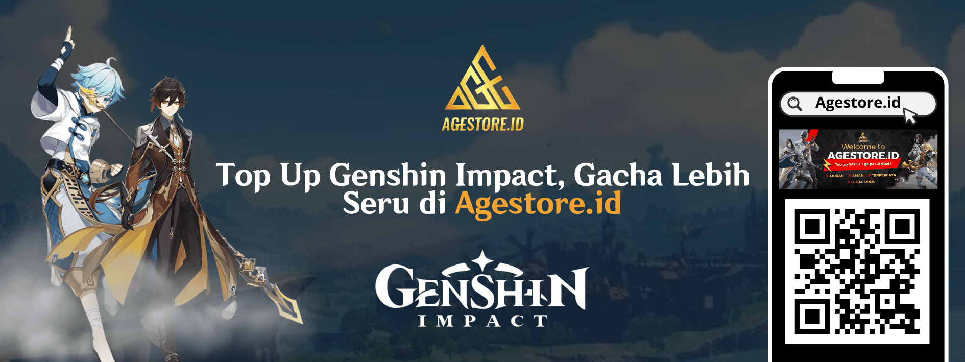 Top Up Genshin Impact, Gacha Lebih Seru di Agestore.id