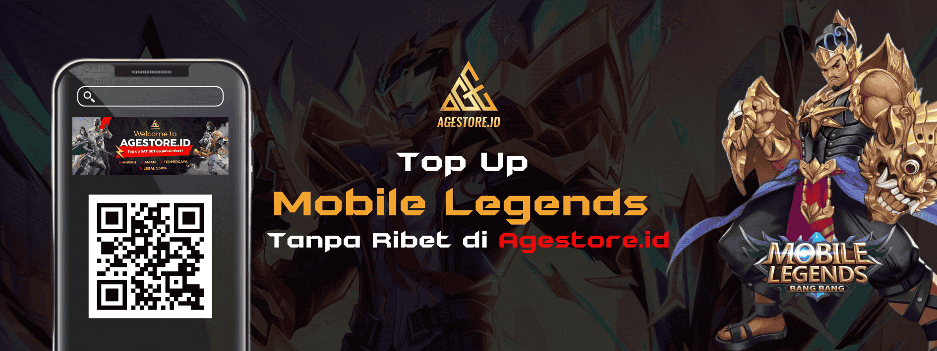 Top Up Mobile Legends Tanpa Ribet di Agestore.id