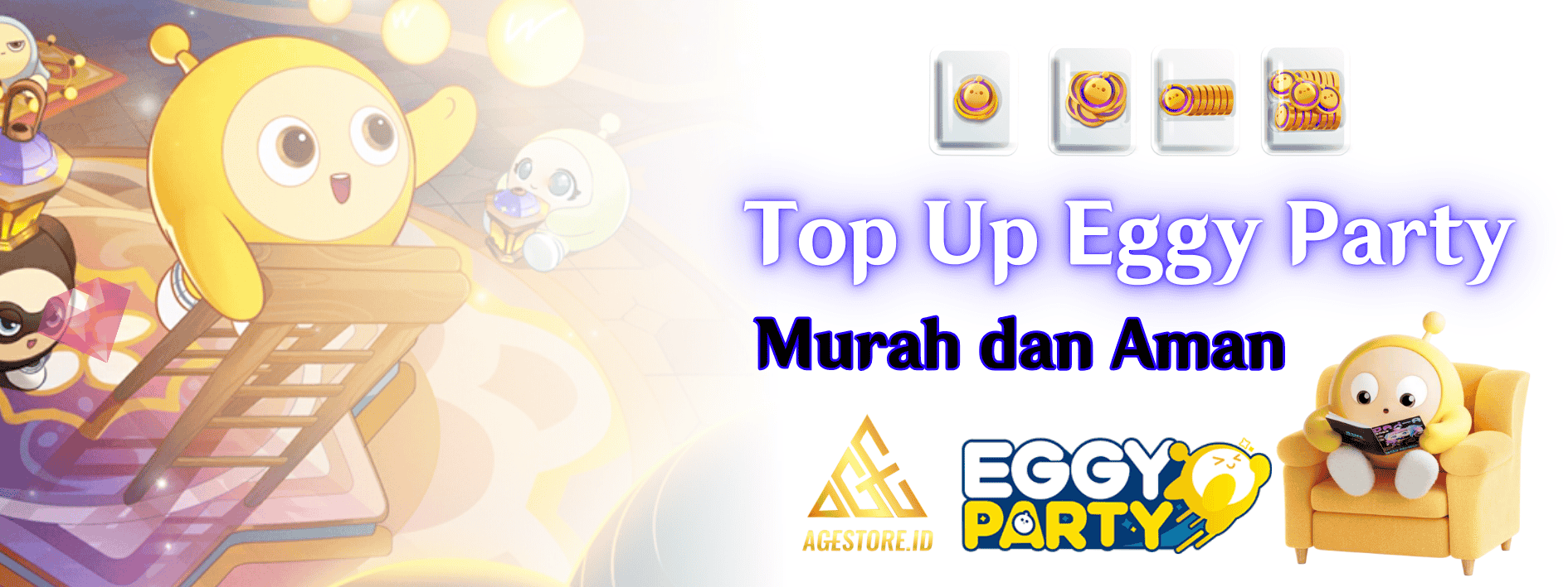 Top Up Eggy Party Murah dan Cepat di Agestore.id