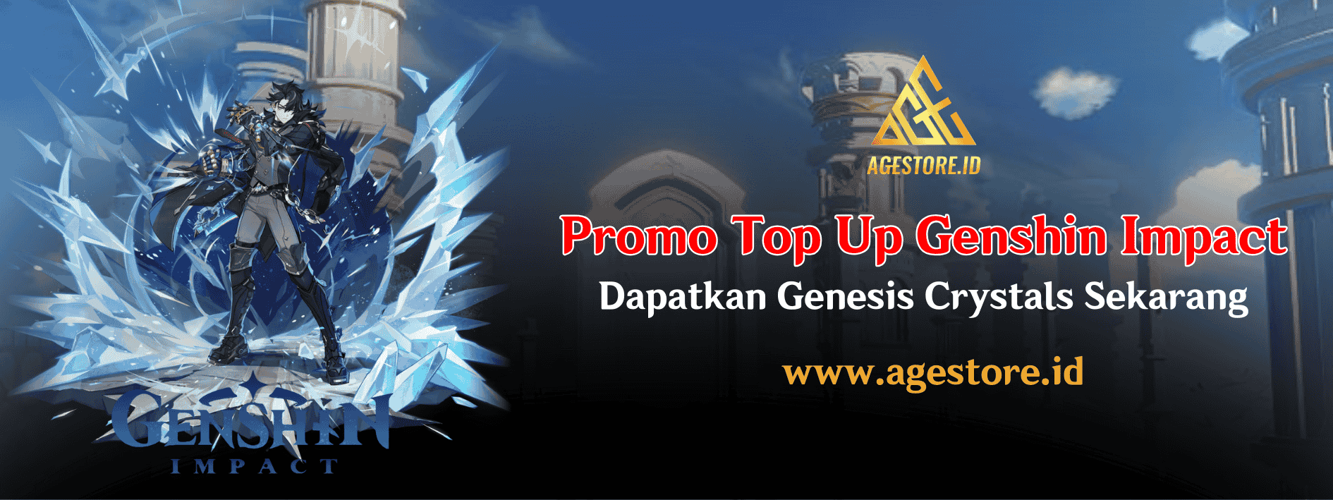 Promo Top Up Genshin Impact! Dapatkan Genesis Crystals Sekarang