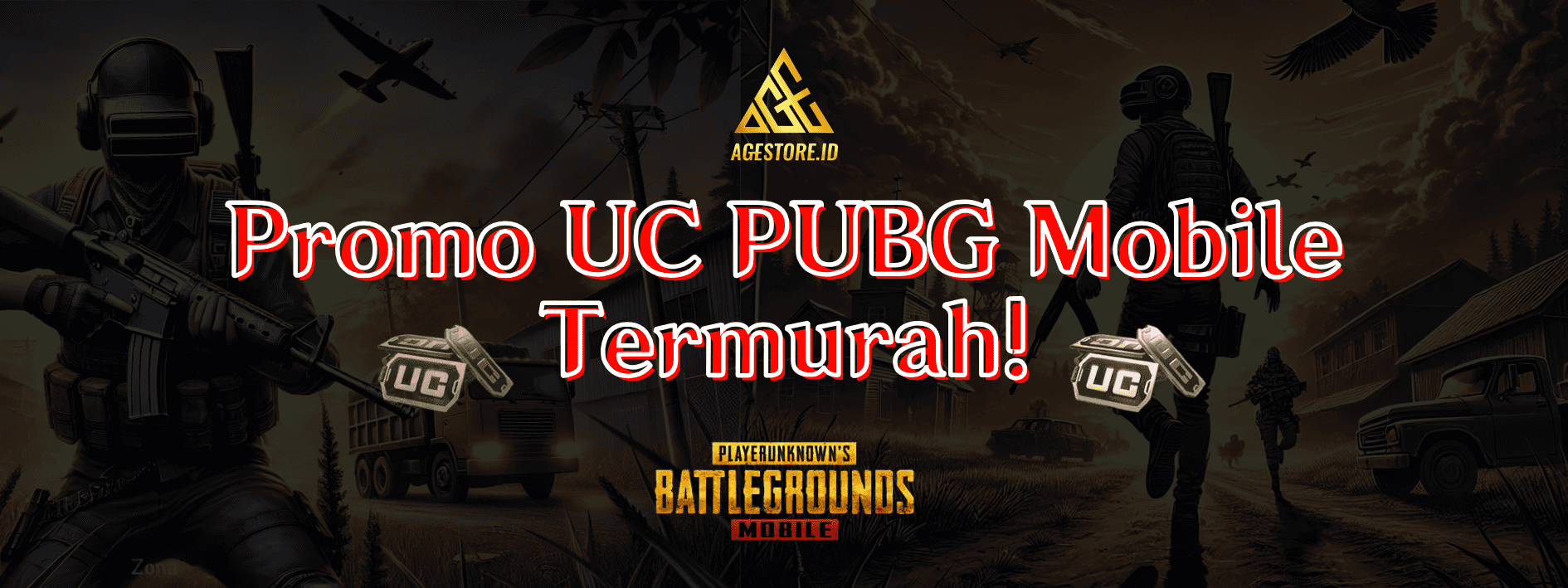 Promo UC PUBG Mobile Termurah Hanya di Agestore.id