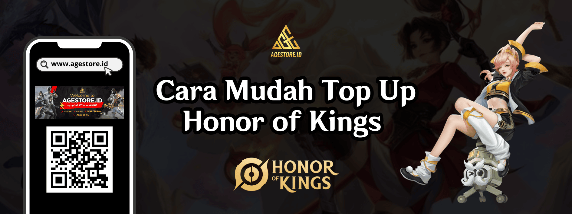 Cara Mudah Top Up Honor of Kings di Agestore.id