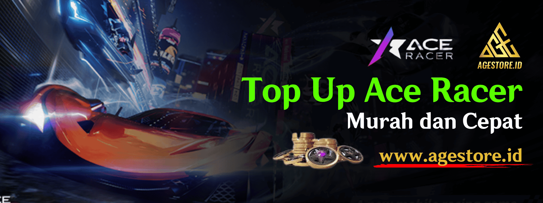 Top Up Ace Racer Murah dan Cepat | Agestore.id
