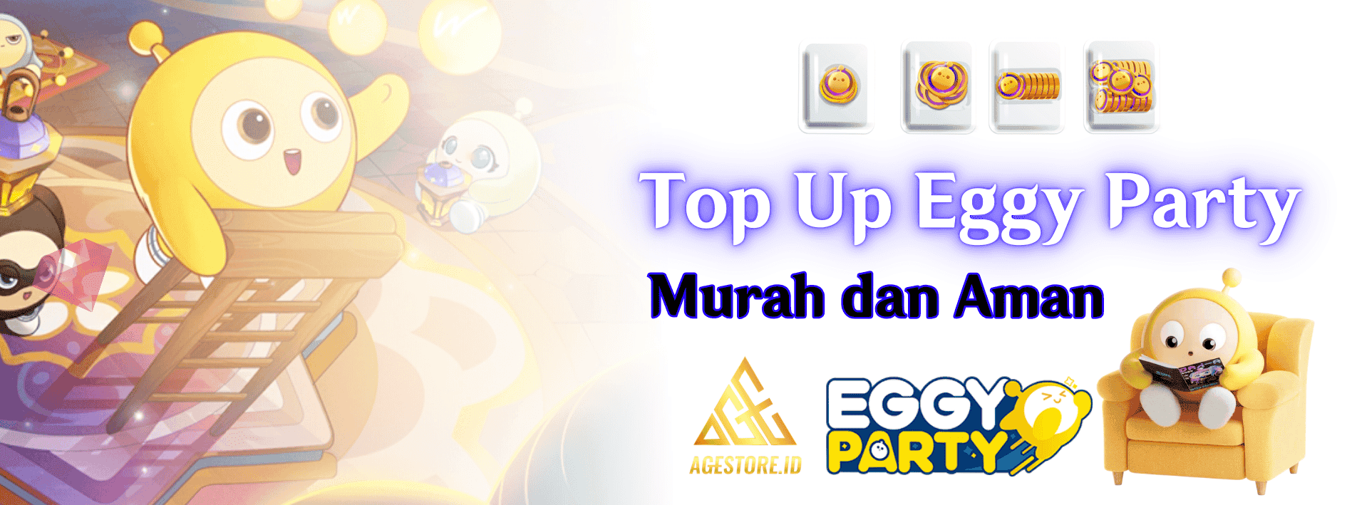 Top Up Eggy Party Murah dan Cepat di Agestore.id
