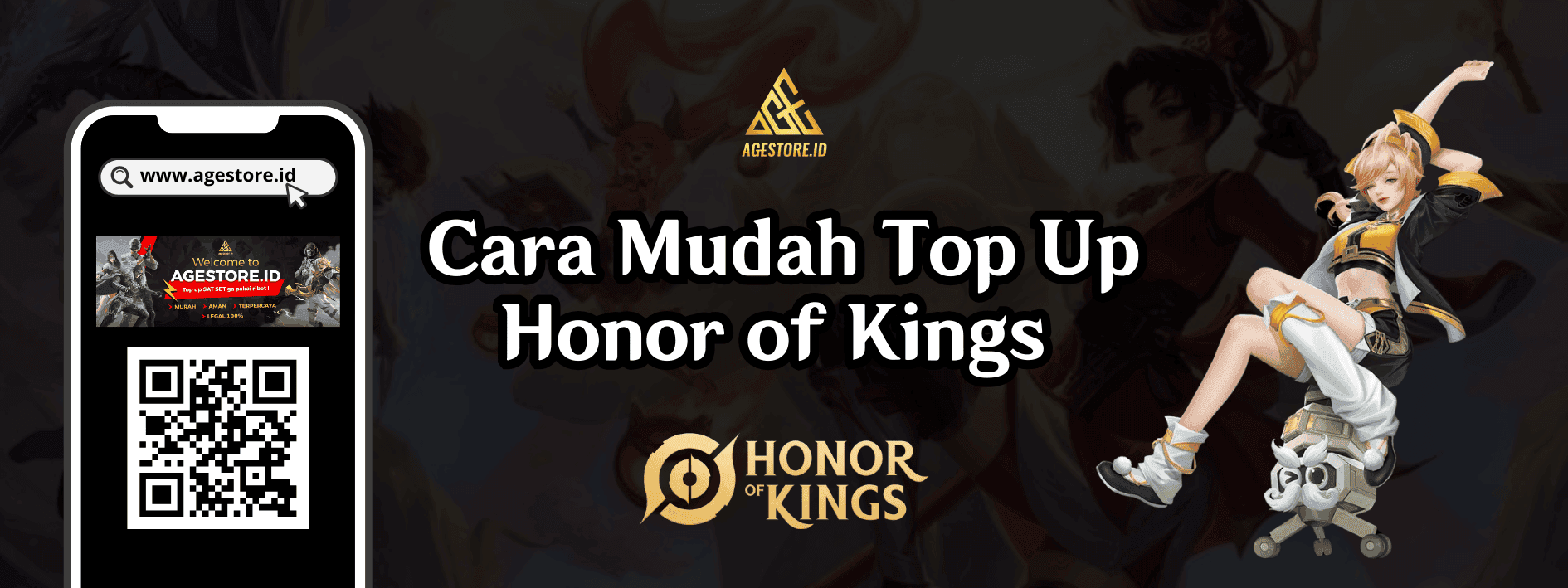 Cara Mudah Top Up Honor of Kings di Agestore.id