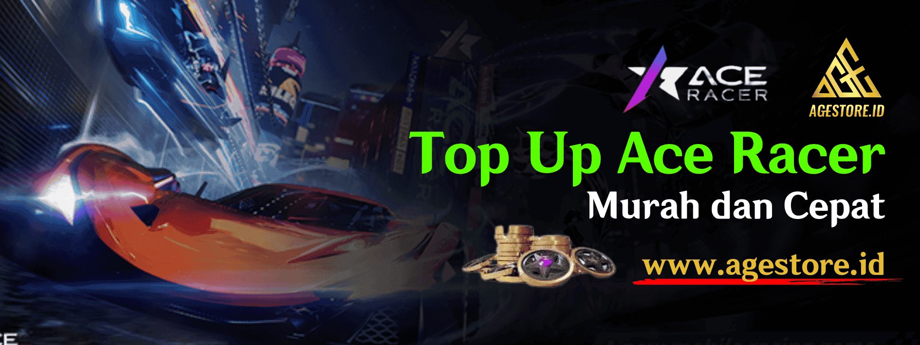 Top Up Ace Racer Murah dan Cepat | Agestore.id
