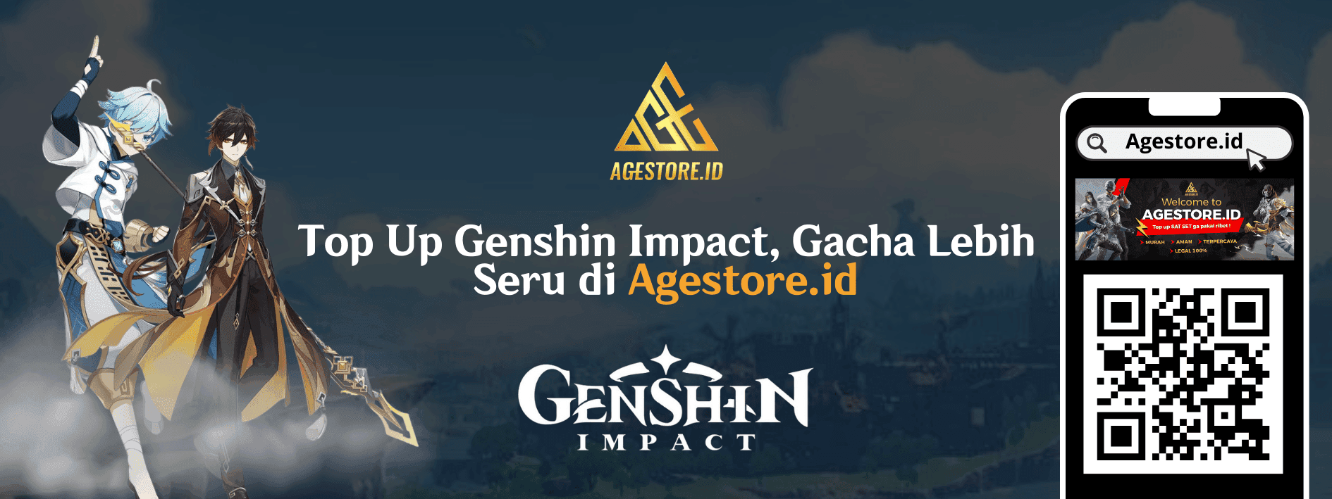Top Up Genshin Impact, Gacha Lebih Seru di Agestore.id