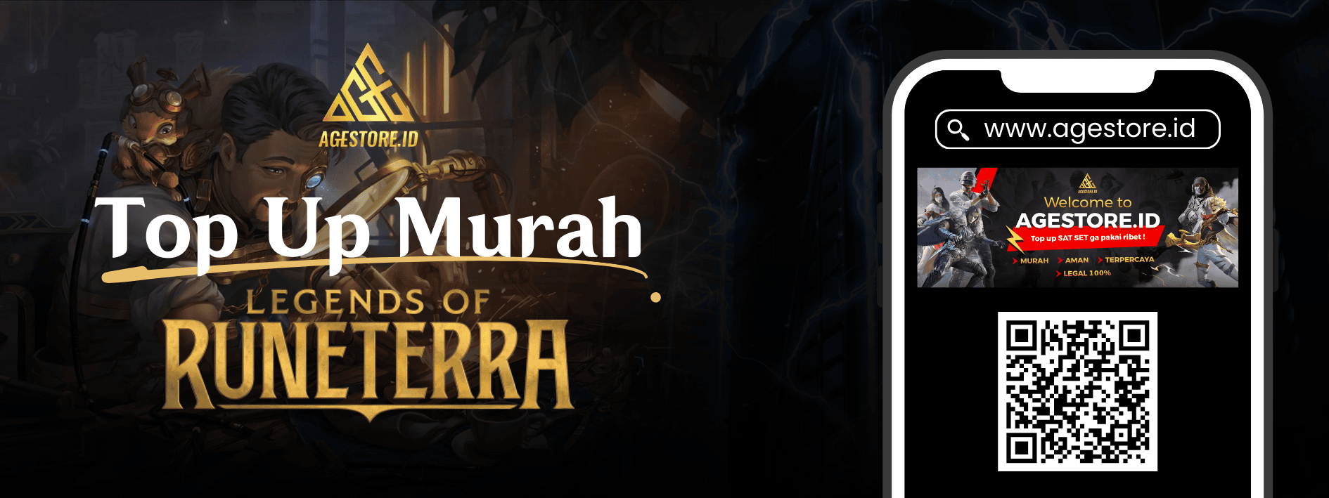 Top Up Legends of Runeterra Murah & Cepat di Agestore.id