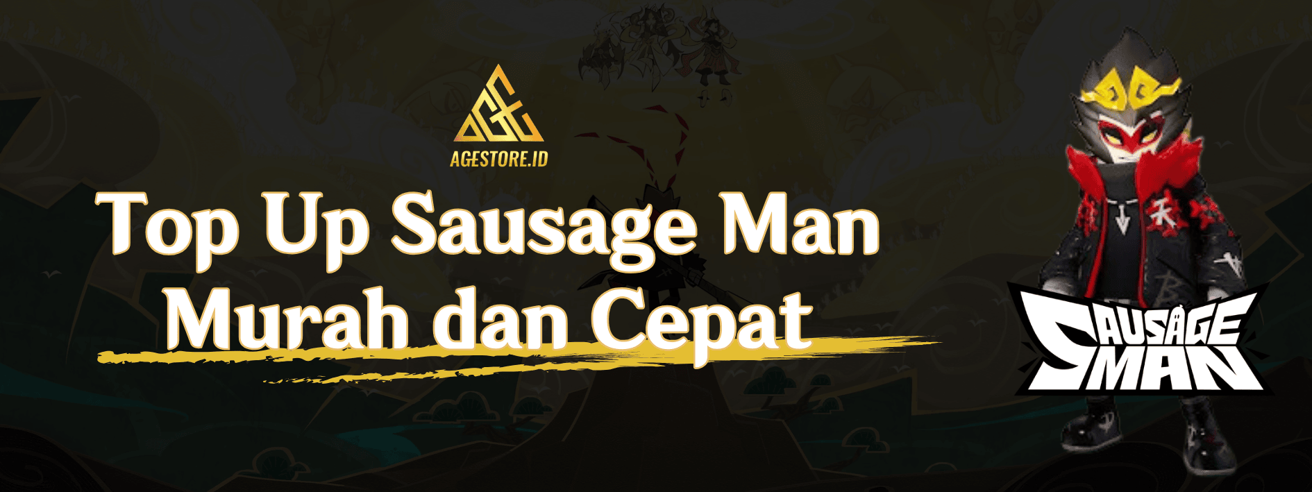 Top Up Sausage Man Murah dan Cepat di Agestore.id