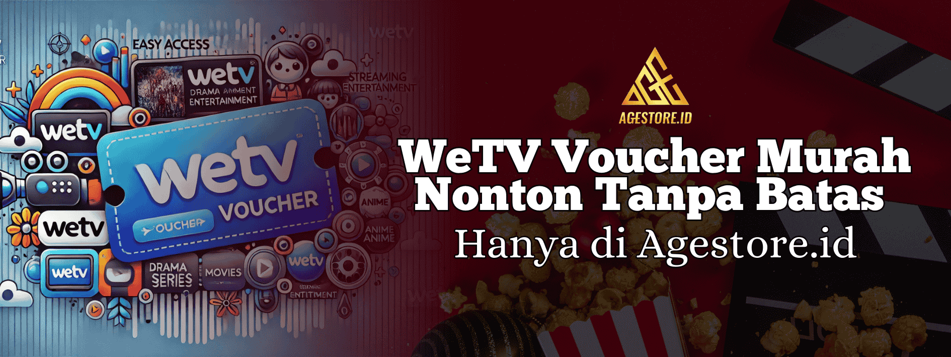 WeTV Voucher Murah, Nonton Tanpa Batas di Agestore.id